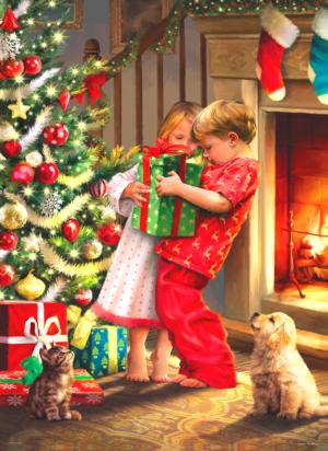 Chistmas Surprise - Scratch and Dent Christmas Jigsaw Puzzle By Eurographics