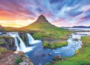 Iceland - Scratch and Dent Waterfall Jigsaw Puzzle By Eurographics