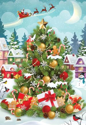 Christmas Tree Tin Christmas Tin Packaging By Eurographics