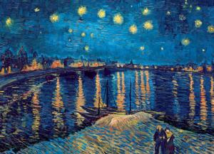 The Starry Night Over The Rhone Fine Art Jigsaw Puzzle By Eurographics