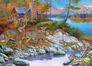 Cabin Visitors  Nature Jigsaw Puzzle By Eurographics