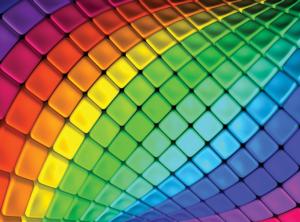 Rainbow Tiles Rainbow & Gradient Jigsaw Puzzle By Serious Puzzles