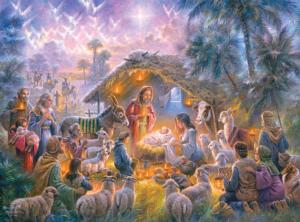 The Nativity Religious Jigsaw Puzzle By RoseArt