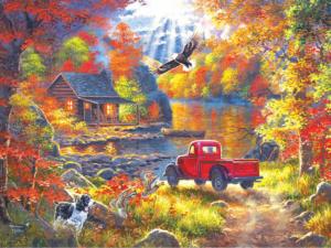  Lake Cottage Retreat Cabin & Cottage Jigsaw Puzzle By RoseArt