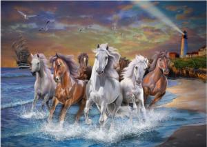 Horses on Seashore
