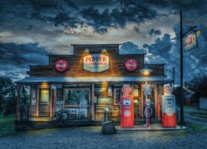 Country Store at Night Puzzle General Store Jigsaw Puzzle By Mchezo Puzzles