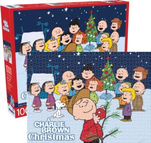 Peanuts Charlie Brown Christmas Christmas Jigsaw Puzzle By Aquarius
