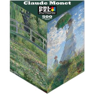 Claude Monet - Scratch and Dent Lakes & Rivers Triangular Puzzle Box By Pigment & Hue
