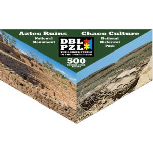 Aztec Ruins, Chaco Culture - Scratch and Dent Landmarks & Monuments Triangular Puzzle Box By Pigment & Hue