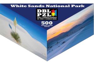 White Sands National Park National Parks Triangular Puzzle Box By Pigment & Hue