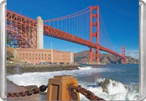 Golden Gate Bridge MiniPix® Puzzle San Francisco Miniature Puzzle By Pigment & Hue