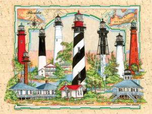 Florida Lighthouse Lighthouses Jigsaw Puzzle By Heritage Puzzles