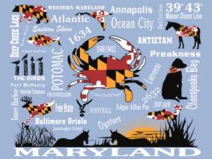 Maryland's Best Beach & Ocean Jigsaw Puzzle By Heritage Puzzles