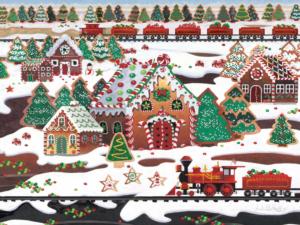 Gingerbread Christmas Christmas Jigsaw Puzzle By Heritage Puzzles