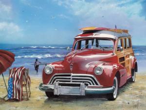 Surfin' USA Beach Jigsaw Puzzle By Heritage Puzzles