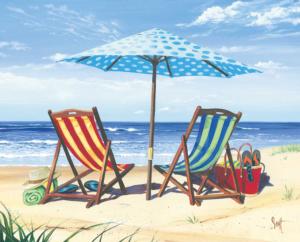 Made in the Shade Beach Jigsaw Puzzle By Heritage Puzzles