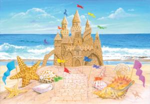 Seaside Palace Beach & Ocean Jigsaw Puzzle By Heritage Puzzles
