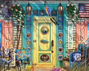 The Beach House Cabin & Cottage Jigsaw Puzzle By Heritage Puzzles