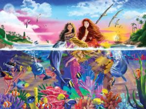 Mermaid Cove Mermaid Jigsaw Puzzle By Heritage Puzzles