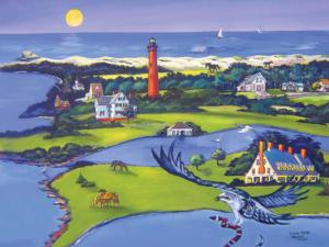Corolla Beach & Ocean Jigsaw Puzzle By Heritage Puzzles