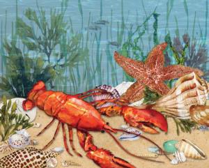 Lobster Daze Beach & Ocean Jigsaw Puzzle By Heritage Puzzles