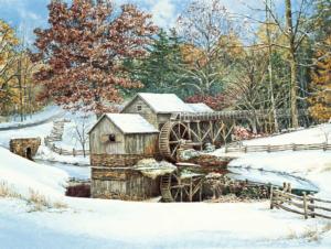 First Snow Landscape Jigsaw Puzzle By Heritage Puzzles