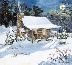Time Stands Still Cabin & Cottage Jigsaw Puzzle By Heritage Puzzles