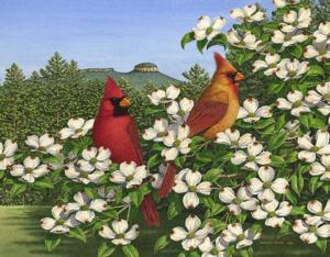 Carolina Calling Flowers Jigsaw Puzzle By Heritage Puzzles