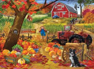 Fall Harvest Fall Jigsaw Puzzle By RoseArt