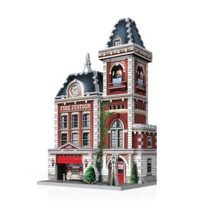 Fire Station - Urbania 3D Puzzle By Wrebbit