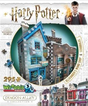 Ollivander's Wand Shop & Scribbulus Harry Potter 3D Puzzle By Wrebbit