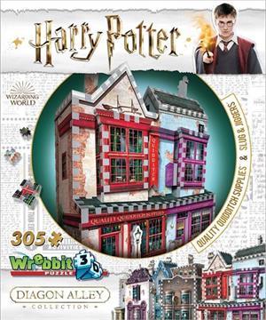 Quality Quidditch Supplies & Slug & Jiggers Apothecary Harry Potter 3D Puzzle By Wrebbit