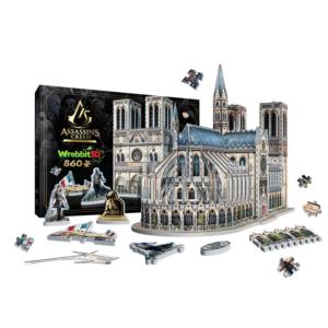 Assassin'S Creed Unity - Notre-Dame Video Game 4D Puzzle By Wrebbit