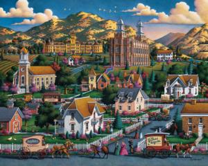 Logan Summer Folk Art Jigsaw Puzzle By Dowdle Folk Art