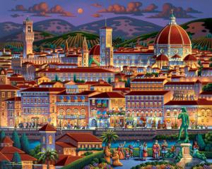 Florence Italy Jigsaw Puzzle By Dowdle Folk Art