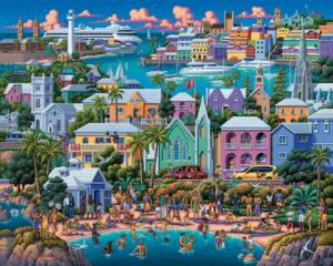 Bermuda Americana & Folk Art Jigsaw Puzzle By Dowdle Folk Art