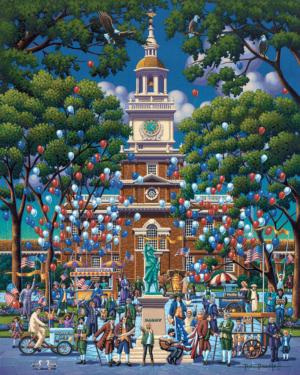 Independence Hall National History Park National Parks Jigsaw Puzzle By Dowdle Folk Art