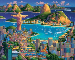 Rio De Janeiro South America Jigsaw Puzzle By Dowdle Folk Art