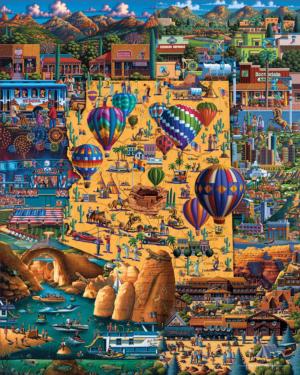 Best of Arizona Americana Jigsaw Puzzle By Dowdle Folk Art