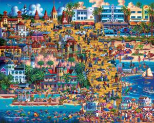 Best of Florida Folk Art Jigsaw Puzzle By Dowdle Folk Art