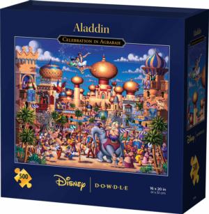 Aladdin - Celebration in Agrabah Disney Jigsaw Puzzle By Dowdle Folk Art