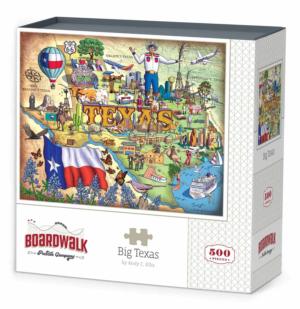 Big Texas Collage Jigsaw Puzzle By Boardwalk