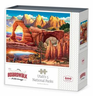 Utah's 5 National Parks  National Parks Jigsaw Puzzle By Boardwalk
