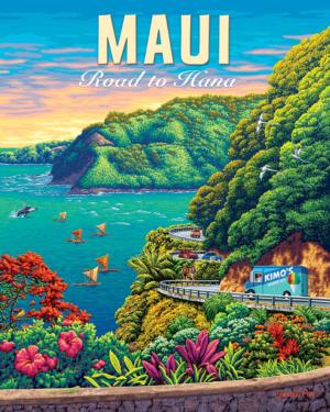 Maui Road to Hana Travel Jigsaw Puzzle By Boardwalk