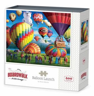 Balloon Launch Hot Air Balloon Jigsaw Puzzle By Boardwalk