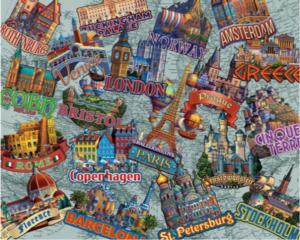 Travel Europe Europe Jigsaw Puzzle By Dowdle Folk Art
