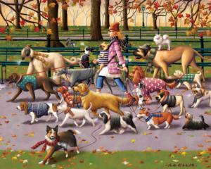 Garden Full of Dogs 1000 Piece Jigsaw Puzzle