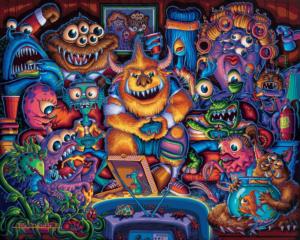 Gaming Monsters Graphics / Illustration Children's Puzzles By Dowdle Folk Art
