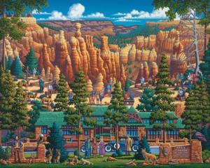 Bryce Canyon National Park National Parks Wooden Jigsaw Puzzle By Dowdle Folk Art