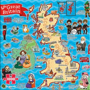 Great Britain Maps / Geography Jigsaw Puzzle By Re-marks